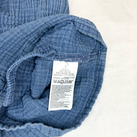 Gap Kids Crinkle Gauze Flutter Romper - Picture 5 of 10